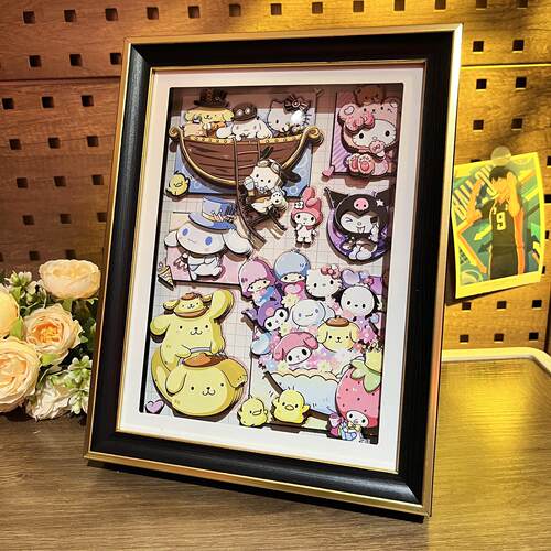 三丽/鸥动漫挂画动漫3D立体画