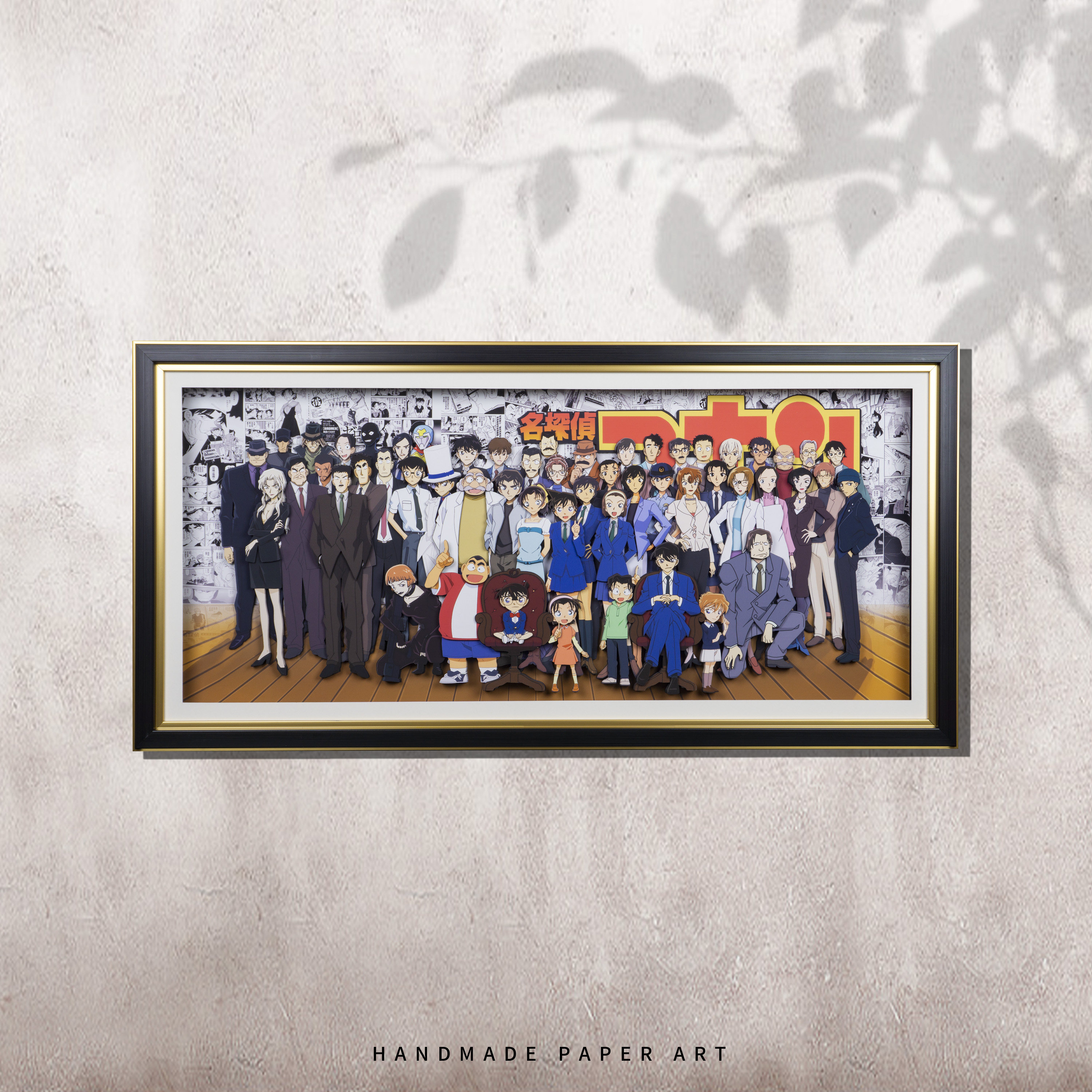名侦探柯南全家福立体画动漫人物周边大合照卧室客厅摆画挂画壁画