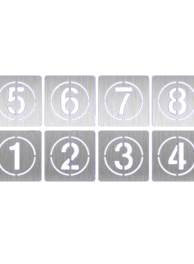 镂空数字字母编号喷漆字模板定制
