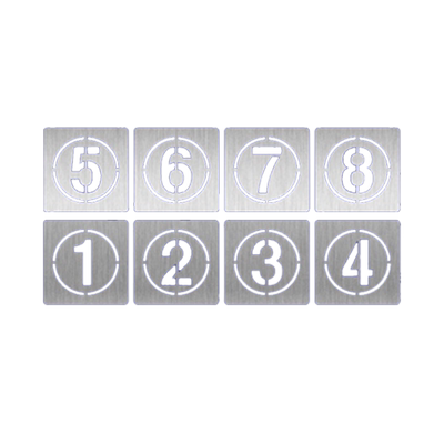 镂空数字字母编号喷漆字模板定制