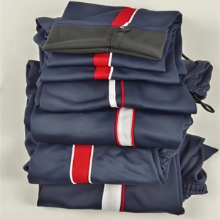 校服裤子藏青色一道杠学生小学生加厚一条杠加绒初中高中中小学生