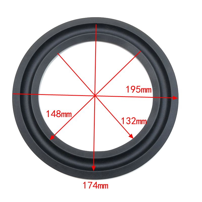 8寸喇叭橡皮边凹型边反边 乐富豪西雅士乐爵士替换边176A-02