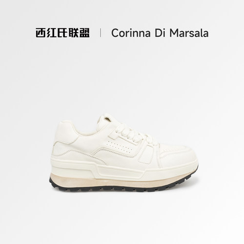 真皮厚底增高休闲鞋运动鞋女鞋