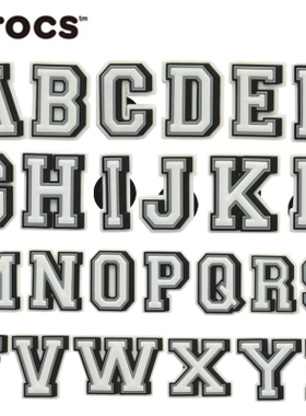 新款洞洞鞋花cross字母鞋扣卡洛驰鞋子配饰数字配件装饰扣卡通扣