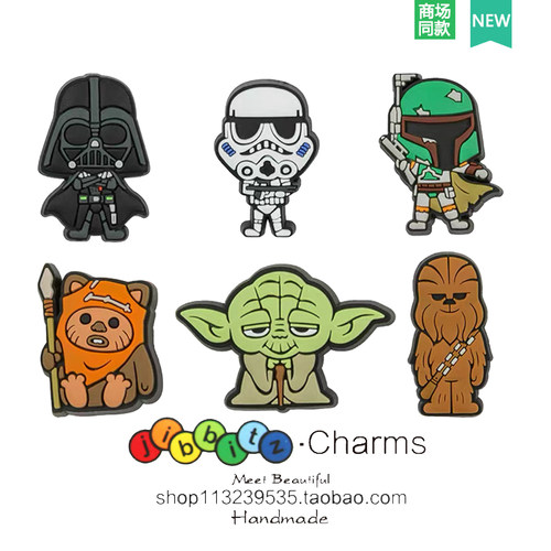 高品质洞洞鞋装饰扣款式多样