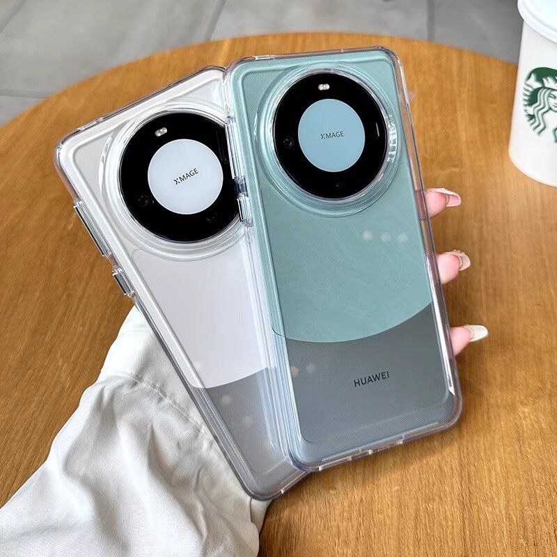 适用华为mate70手机壳60pro+新款P60pro水晶太空NOVA11pro荣耀50pro透明二合一防摔保护套