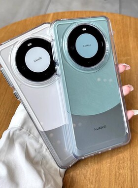 适用华为mate70手机壳60pro+新款P60pro水晶太空NOVA11pro荣耀50pro透明二合一防摔保护套