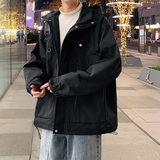 港风A工装大口袋冲锋衣防风登山服连帽外套A005A-JN8915-P108，男装夹克，电商A005A
