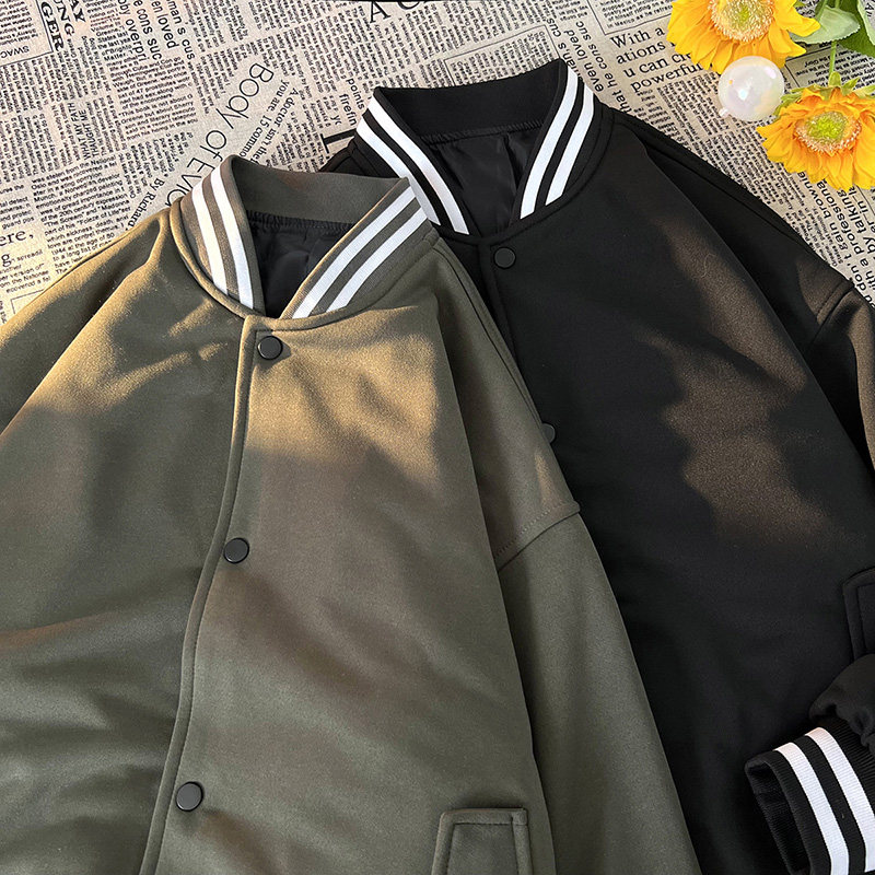 毛毯2024春装新款B棒球服夹克外套A005A-JN8806-特P58,男装夹克,电商A005A