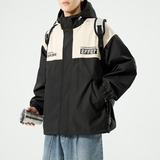 港风日系B工装冲锋衣夹克连帽学生印花外套JN81037-P78，男装夹克，电商A005A
