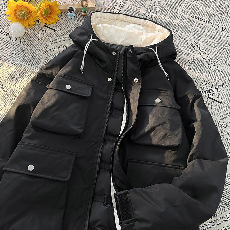 毛毯平铺B户外棉服男工装多口袋冲锋棉衣男A005A-MN8860P135控168,男装棉衣,电商A005A
