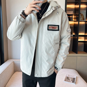 轻熟风直播B连帽羊羔毛冲锋衣羽绒棉服棉衣A005A-MN8857P125控158,男装棉衣,电商A005A