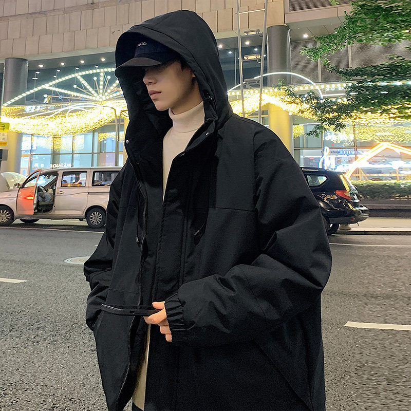 冬季外套男F工装大口袋连帽羽绒棉服加厚棉衣冲锋衣男88301-特P88,男装棉衣,电商A005A