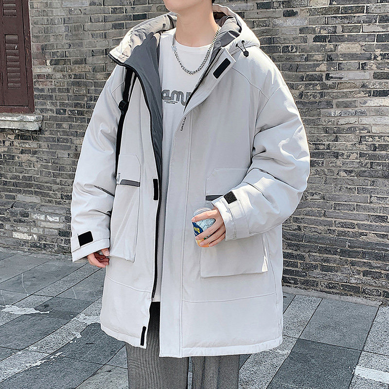 港风90鸭绒羽绒服B中长款连帽轻薄暖和A005A-88945P245控328,男装羽绒服,电商A005A