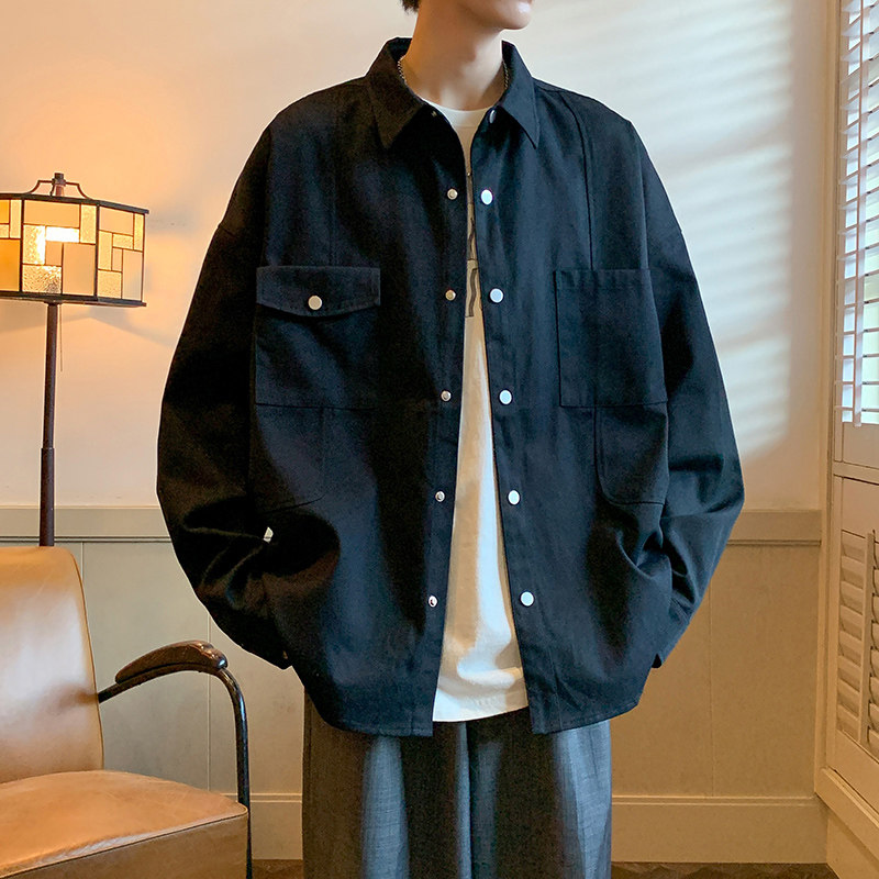 港风C工装多口袋立体剪裁衬衫夹克外套男86051-特P58,男装衬衫,电商A005A