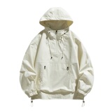 港风G连帽工装大口袋套头拉链防风冲锋衣86066-特P78，男装夹克，电商A005A