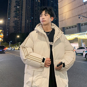 冬季外套男I工装大口袋连帽羽绒棉服加厚棉衣冲锋衣男88053-特P90图片
