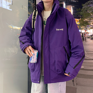 冬季外套男E工装大口袋羽绒棉服加厚保暖棉衣冲锋衣男88102-P118图片