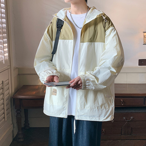 港风G夏季冲锋衣薄款防晒服骑车户外透气冰丝防晒衣服86012-P68