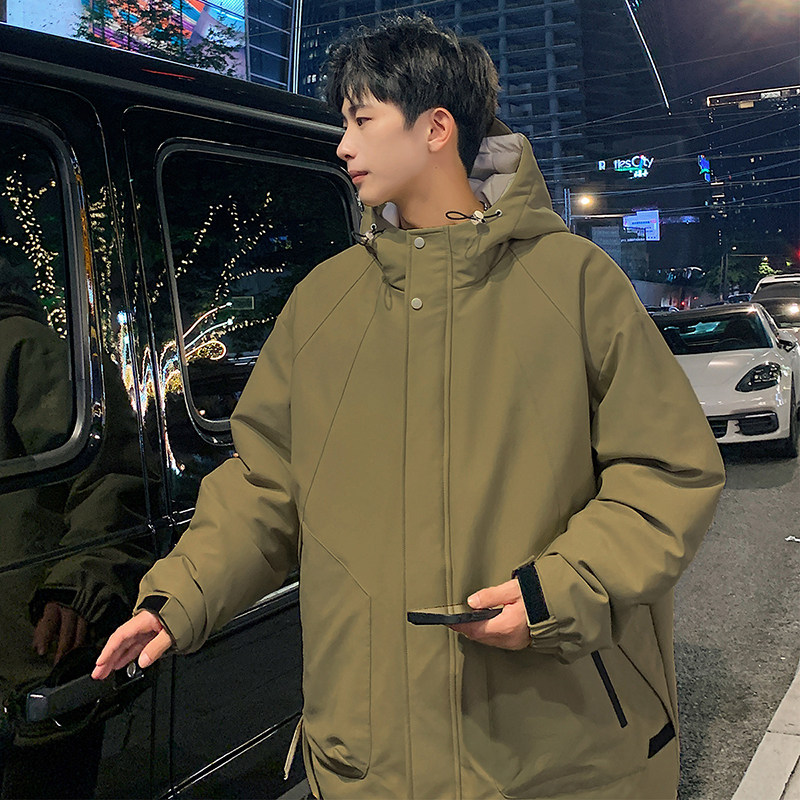 冬季外套男D工装大口袋连帽羽绒棉服加厚棉衣冲锋衣男88108-P120,男装棉衣,电商A005A