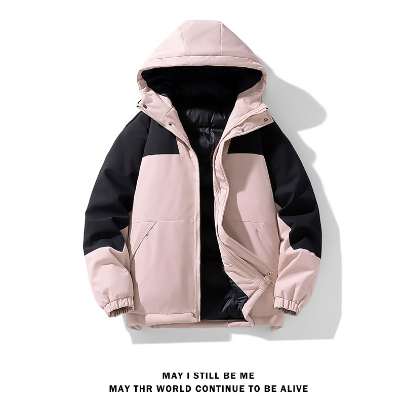 冬季外套男D工装大口袋连帽羽绒棉服加厚棉衣冲锋衣男88301-特P88,男装棉衣,电商A005A