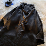 C堆堆领提花暗花小众设计山水树枝冰丝t恤T37-P65控88，商品下架区，电商A005A