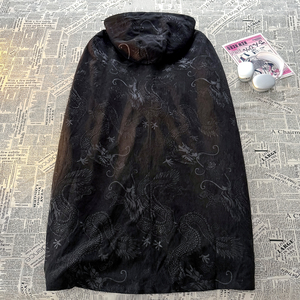 太极服B男灯芯绒外套披风长袍中式打坐二次元斗篷FY07-P175控198图片