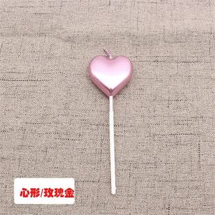 饰用品年货520 星星生日蜡烛无烟银色派对网红蜡烛蛋糕装