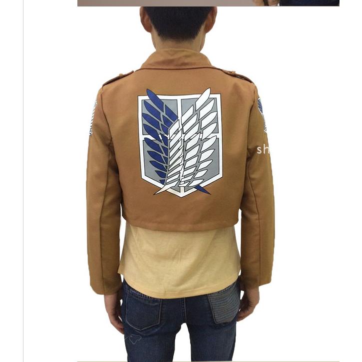 甜哒哒动漫进击的巨人调查兵团 自由之翼男女小外套夹克 COS服装