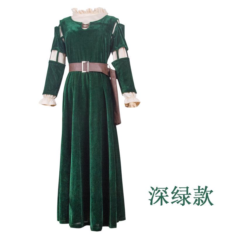 勇敢传说cosplay衣服梅琳达公主cos服装圣威达万圣节角色扮演女装