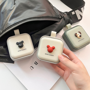 日本进口迷你小药盒随身便携药品一日三餐分装密封一周七天口袋盒