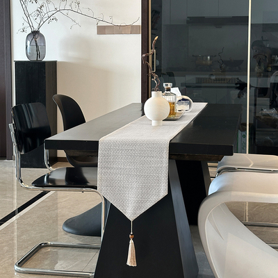 GULAN古兰桌旗轻奢高级感现代简约样板间高端长条盖布定制