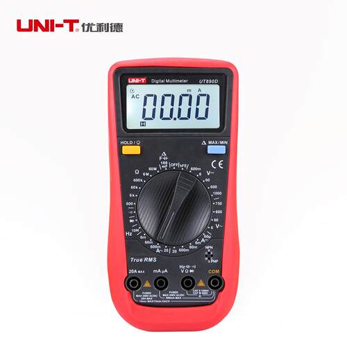 优利德数显万用表数字UT890C多功能表电压电流电容表 家用UT890D