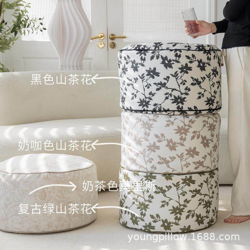 法式复古花卉坐墩懒人布艺沙发榻榻米蒲团懒人沙发脚踏地毯坐垫,居家布艺,美臀垫/保健坐垫,淘宝优惠券,粉丝福利购,淘宝优惠卷