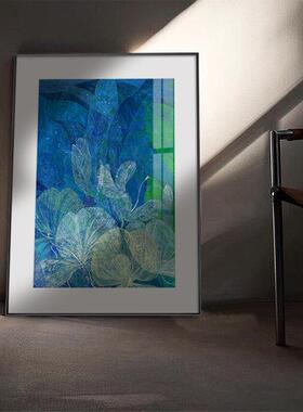 闻到野姜花 北欧客厅装饰画现代简约多彩植物花卉挂画玄关柜摆画