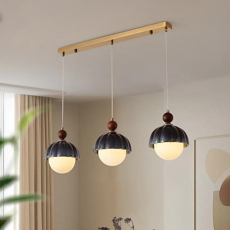 法式奶油风床头吊灯现代简约北欧中古过道玄关走廊吧台餐厅小吊灯