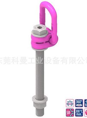 德国RUD进口加长侧向旋转吊环VLBG系列原装路德100级吊环吊具索具