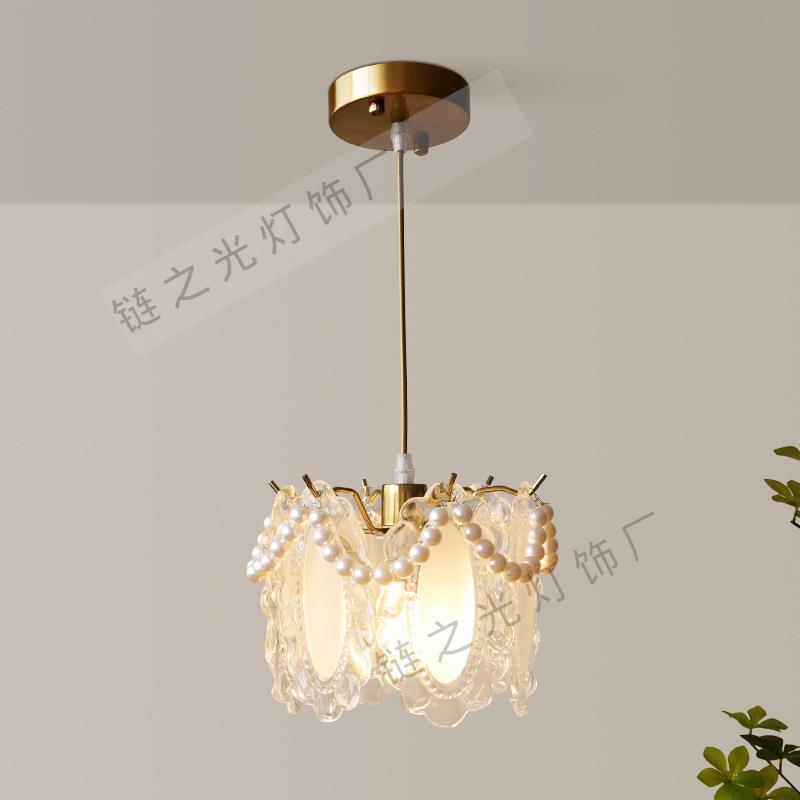 意式轻奢法式玻璃走廊过道玄关小吊灯后现代阳台入户门厅吸顶灯