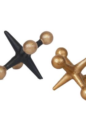 分子模型书靠书立办公室书房摆件书档创意时尚家居软装装饰品摆设