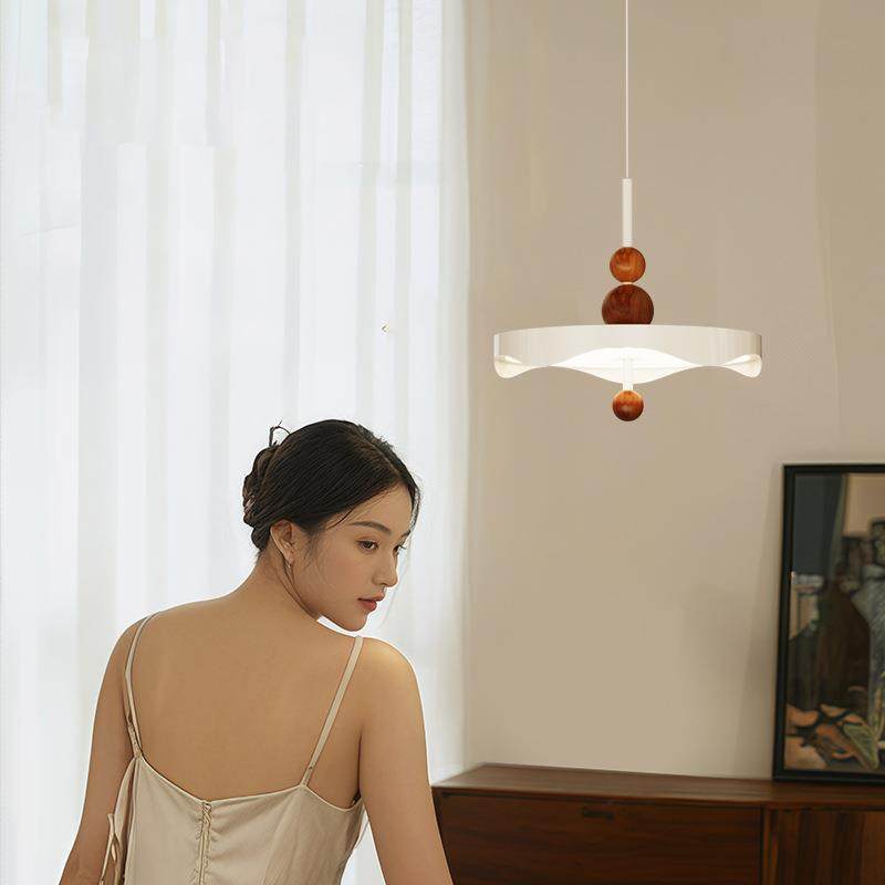 法式中古风卧室吊灯奶油风侘寂风复古胡桃木纹主卧房间护眼吸顶灯,家装灯饰光源,智能吊灯,淘宝优惠券,粉丝福利购,淘宝优惠卷