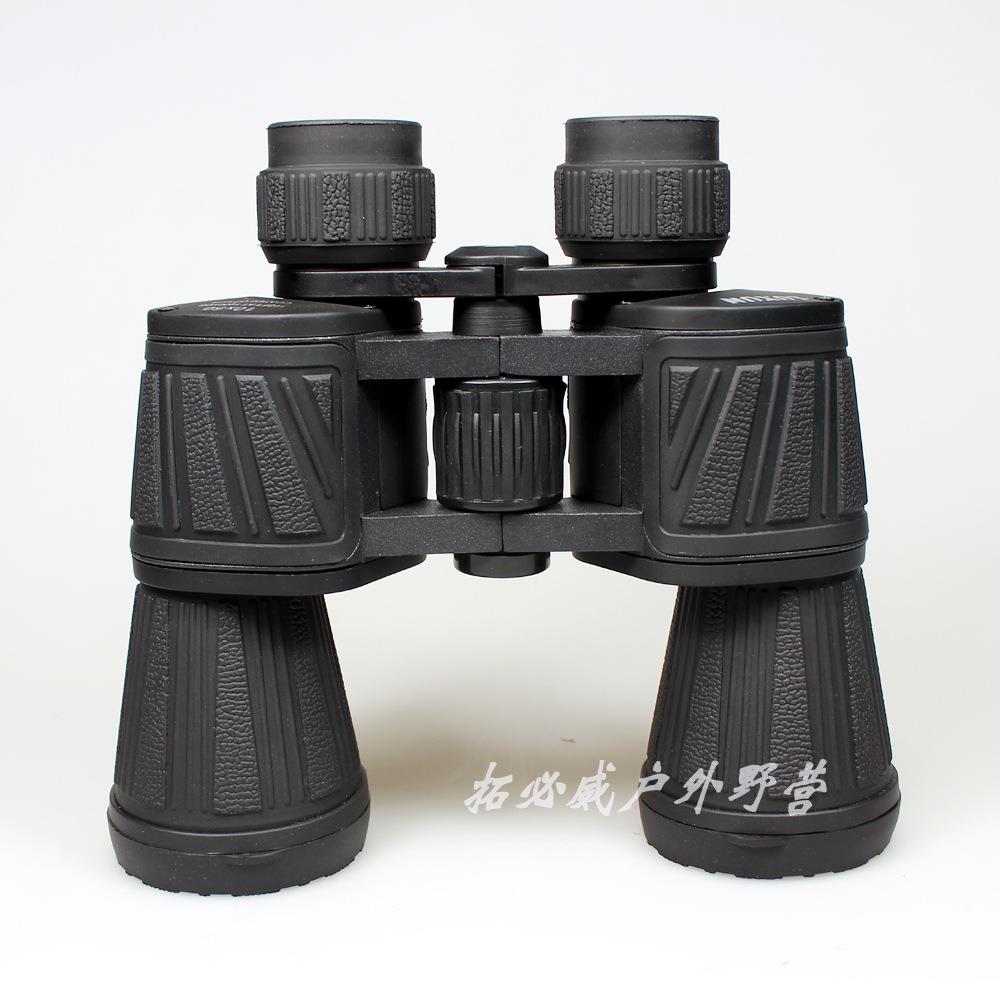 LUXUN双筒望远镜10X50 微光夜视 高倍高清光学绿膜户外望远镜