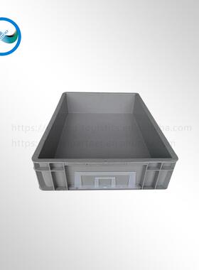 灰色EU4611加厚EU箱防油防静电欧标塑料箱分类收纳物流周转箱