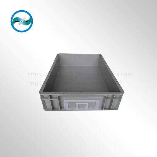 灰色EU4611加厚EU箱防油防静电欧标塑料箱分类收纳物流周转箱