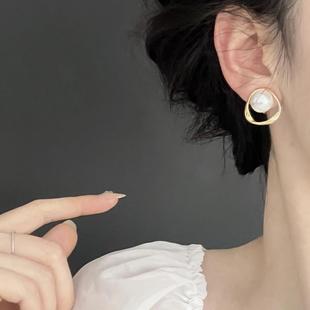 無(wú)痛蚊香盤耳夾無(wú)耳洞女耳飾氣質(zhì)耳環(huán)法式 小眾耳釘春夏D3