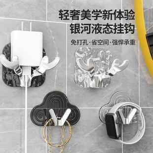 轻奢鹿角挂钩粘钩强力承重免打孔卫生间浴室粘钩墙壁无痕物件挂D2