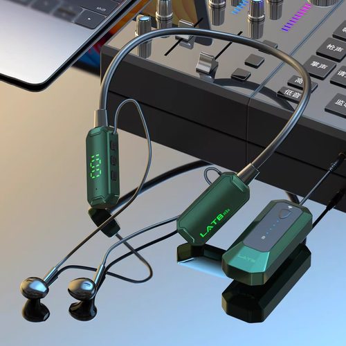 高级挂脖直播无线监听耳机网红专用声卡降噪高音质一拖多室内室外