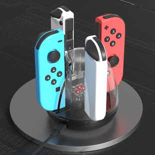 switch手柄充电座适用于任天堂joycon充电器游戏机switcholed健身