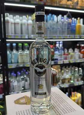 银鲟鱼vodka俄罗斯原装进口BELUGA白鲸贵族系列金鲟鱼伏特加烈酒