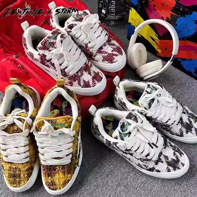 毕加索画作联名闪电风暴美式板鞋