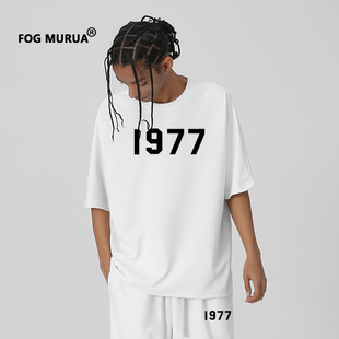 FOG MURUA复线第七季主线新款情侣1977潮牌T恤高街外穿打底男女款